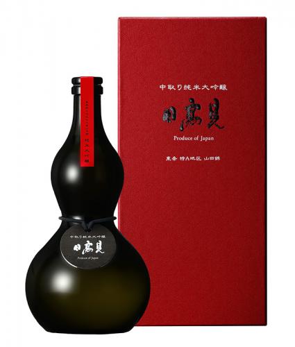 日高見 中取り純米大吟醸 黒の瓢箪(ひょうたん)ボトル 720ml(赤箱